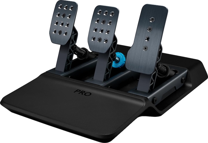 Actual product image Logitech G PRO Racing Pedals - BLACK - N/A - EMEA (PC, PS4, Xbox Series X, Xbox Series S, PS5, Xbox One X, Xbox One S)