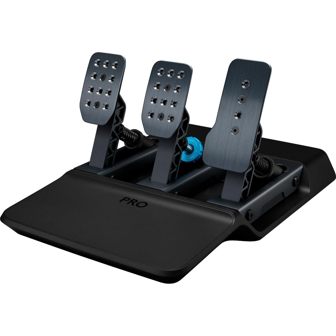 Logitech G Pedali Pro Racing (PC, PS4, Xbox Series X, Xbox Serie S, Xbox One X, PS5, Xbox One S), Controller gaming, Nero