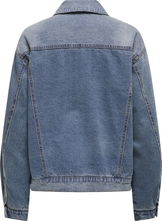 Immagine prodotto Only Polsini con colletto a scomparsa e giacca con bottoni in denim (M)