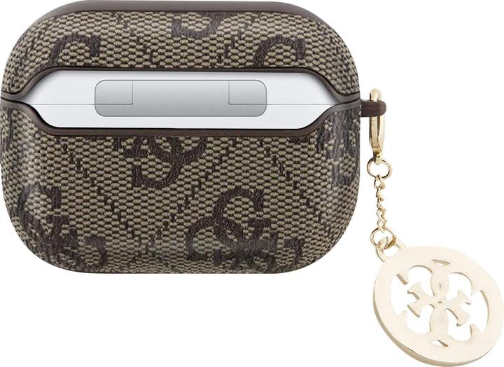 Actual product image Guess Airpods Pro 2 4G Script Cover with glittering, rhinestone-embellished charm (Headphone sleeve)