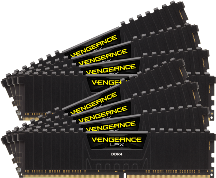Image du produit Corsair Vengeance LPX (8 x 16GB, 2666 MHz, RAM DDR4, DIMM)