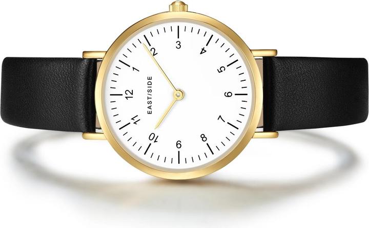 Actual product image Eastside Ladies quartz watch Rosehill genuine leather black - 23904 (Analogue wristwatch, 32.10 mm)