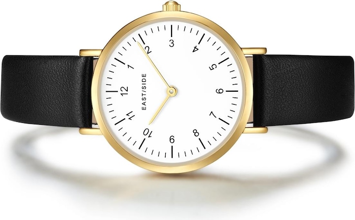 Actual product image Eastside Ladies quartz watch Rosehill genuine leather black - 23904 (Analogue wristwatch, 32.10 mm)