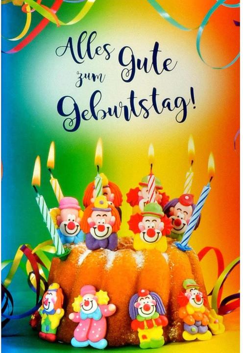 Actual product image ABC Card children's birthday (1 pcs.)