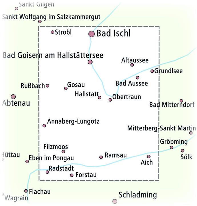 Nährwerte und Zutaten Dachstein - Ausseerland. Bad Goisern, Hallstatt. Wander- und Radkarte 1 : 35 000 35000