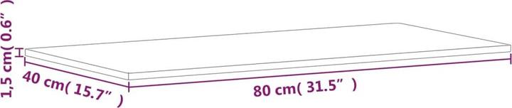 Produktbild vidaXL Waschtischplatte