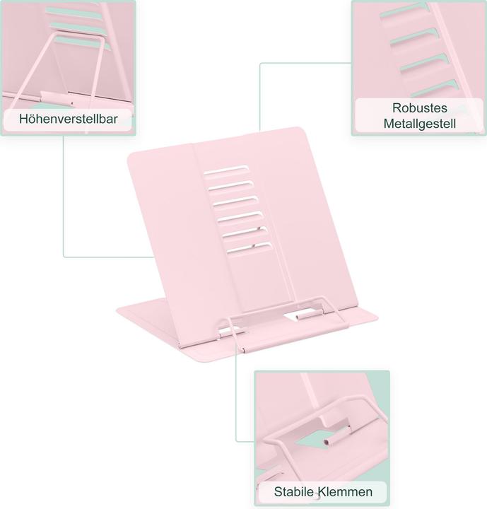 Produktbild Relaxdays 2x Buchständer (16.50 x 21 x 18 cm)