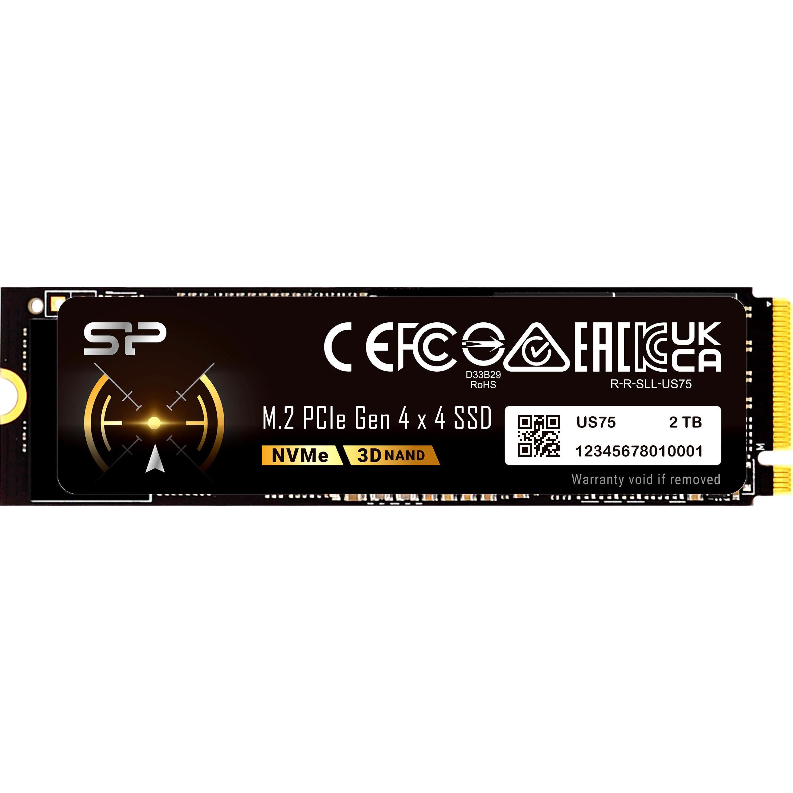 Silicon Power SSD US75 2TB M.2 PCIe NVMe (2000 GB) - Digitec