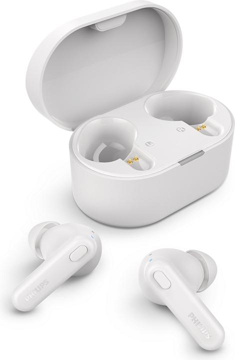Produktbild Philips TAT1108WT headphones/headset Wireless In-ear Calls/Music Bluetooth White (5 h, Kabellos)