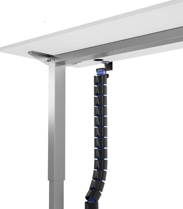 SpeaKa Professional Kabel-Bündelschlauch ABS, Stahl, Thermoplast Schwarz flexibe (Gaines pour câbles, 134.60 cm)