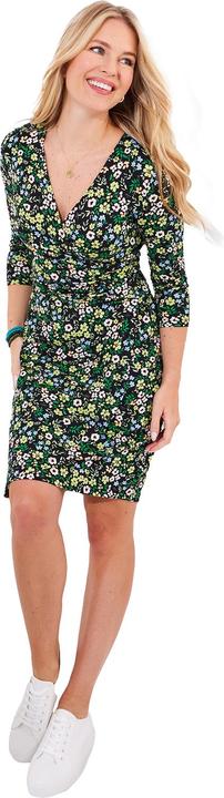 Actual product image Joe Browns Ditsy Rouched Jersey Wrap Dress (36)