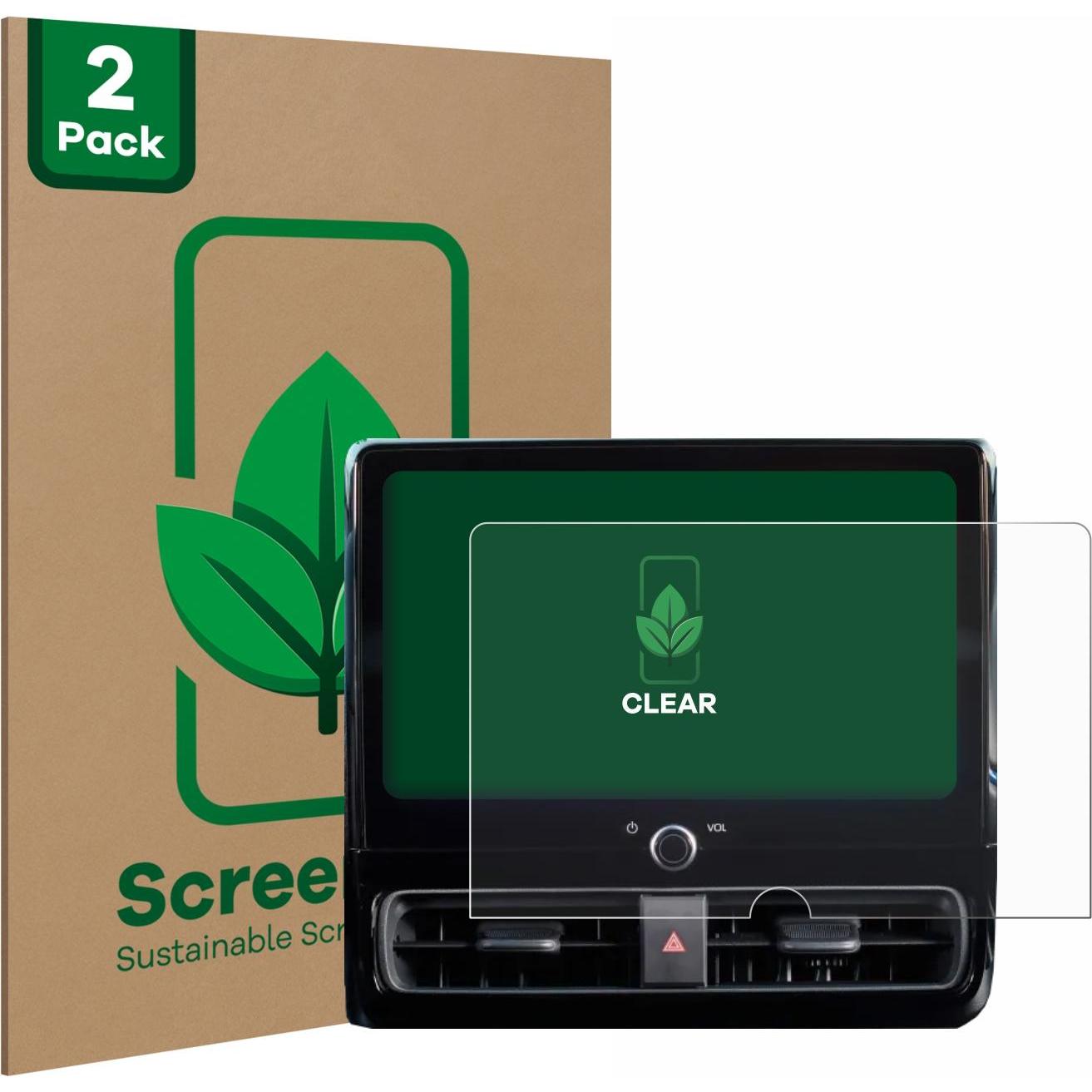 ScreenLeaf, Fahrzeug Navigation Zubehör, Schutzfolie nachhaltiger Displayschutz Displayschutzfolie Folie Klar Transparen...