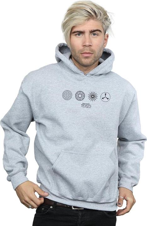 Produktbild Fantastic Beasts Circular Icons Kapuzenpullover (XXL)