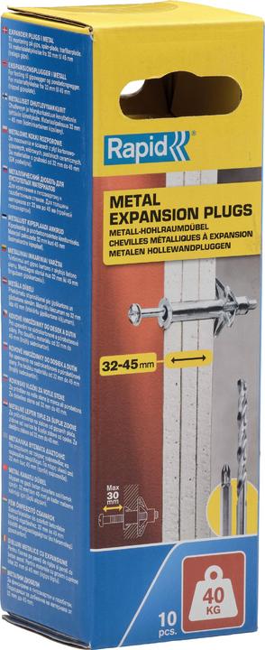 Produktbild Rapid Metall-Hohlraumdübel (10 Stk.)