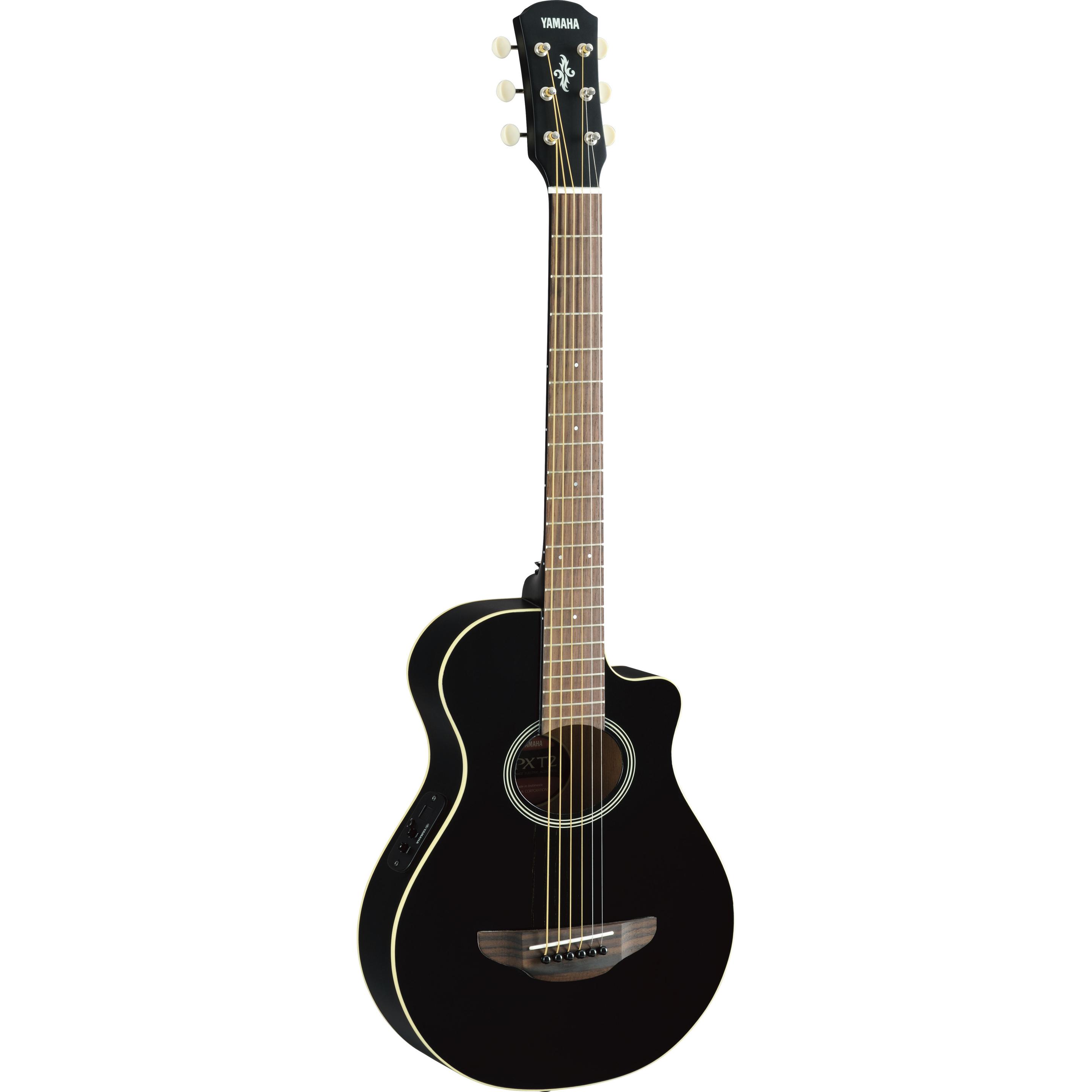 Yamaha APXT2 3/4 Electro-acoustic guitar, black (Chitarra occidentale, NATO, Palissandro, Peccio), Chitarra, Nero