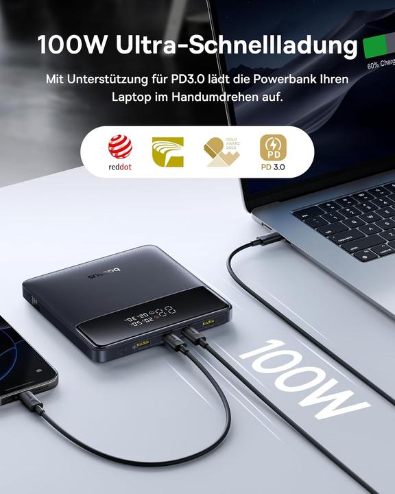 Image du produit Baseus Blade (20000 mAh, 100 W, 74 Wh)