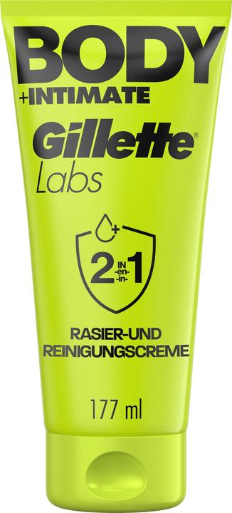 Gillette Labs Body + Intimate 2 in 1 (177 ml, Crème à raser)