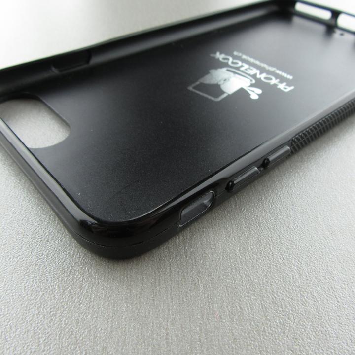 Actual product image PhoneLook Coque Silicone rigide noir Summer 18 19 (Apple iPhone 7 Plus)