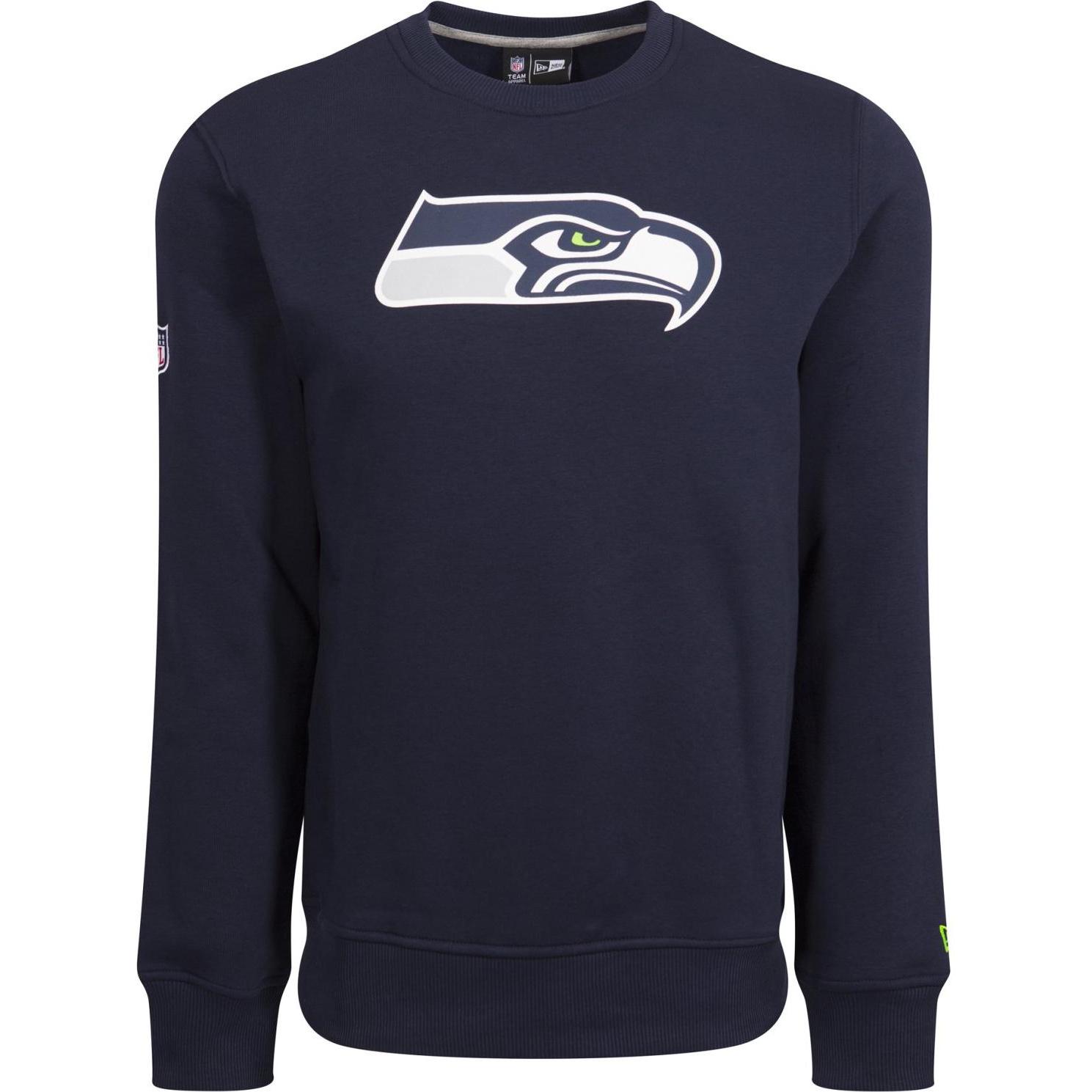 Thumbnail - New Era, Herren, Pullover, Seattle Seahawks Sweatshirt, Blau, (M)