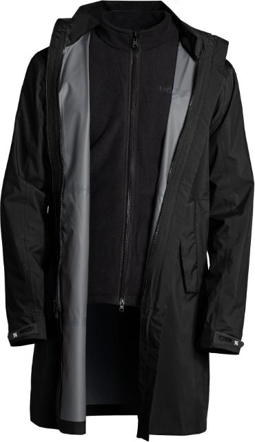 Productafbeelding dirtlej weathershield raincoat, black (M)