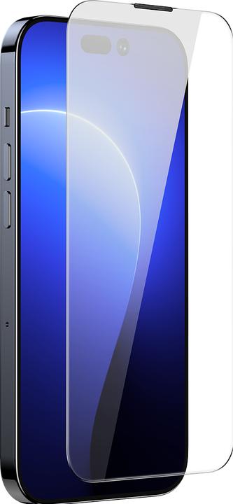 Actual product image Baseus All-glass Crystal Tempered Glass EasyStick Film (Cellular Dust-proof) iP14 (Pack of 2) (2 pcs., Apple iPhone 13, Apple iPhone 13 Pro, Apple iPhone 14 Pro)