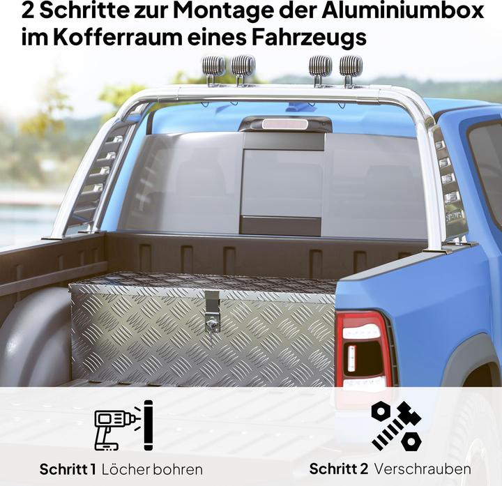 Actual product image Homcom Lockable toolbox (1 Piece)