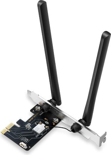 Mercusys MA86XH / Wi-Fi 6E PCI-E-Adapter AXE5400 / Tri-Band - 2,4 5 6 GHz / BT 5.2 (PCIe)