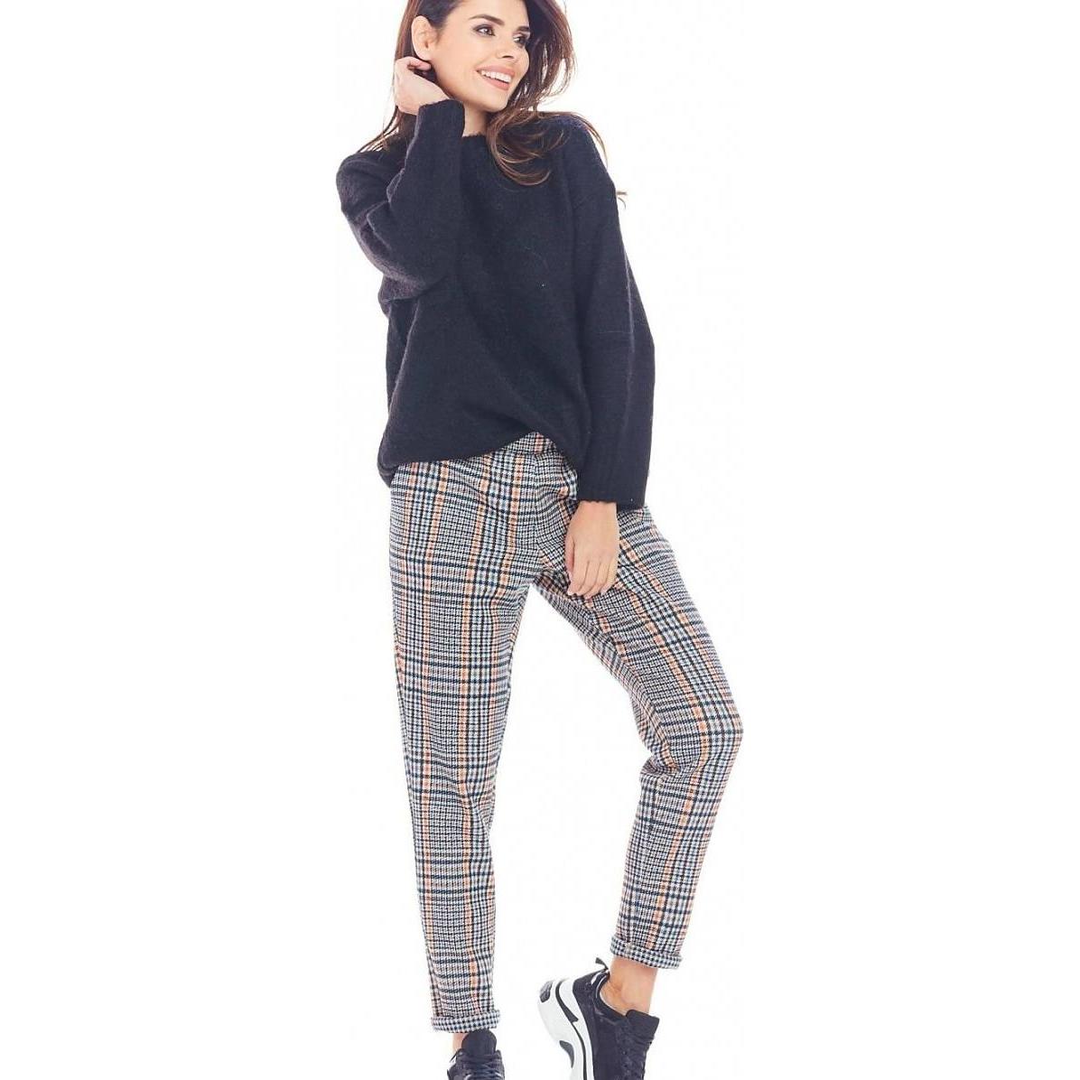 Awama, Damen, Anzug, Damen Hose, Blau, (S)