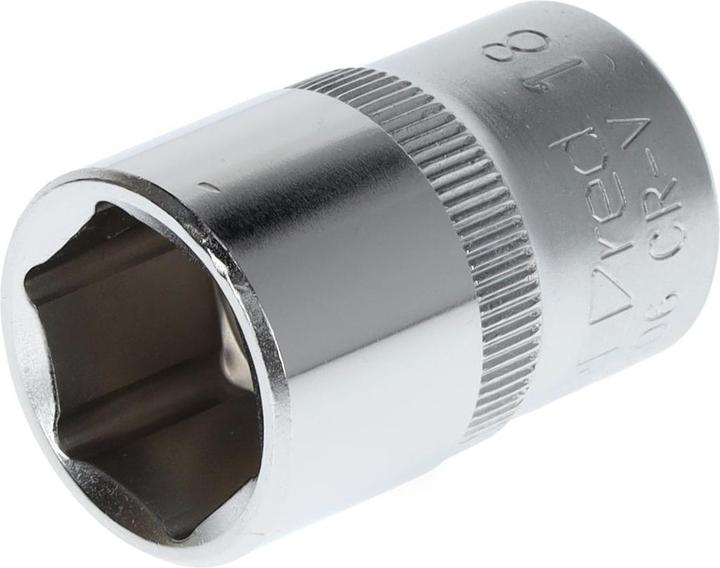 Actual product image Gedore Red 1/2 Socket 6-sided. short Ø 18 mm (18 mm)