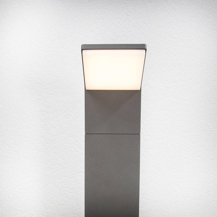 Actual product image Lucande Nevio outdoor garden light Graphite (IP54)