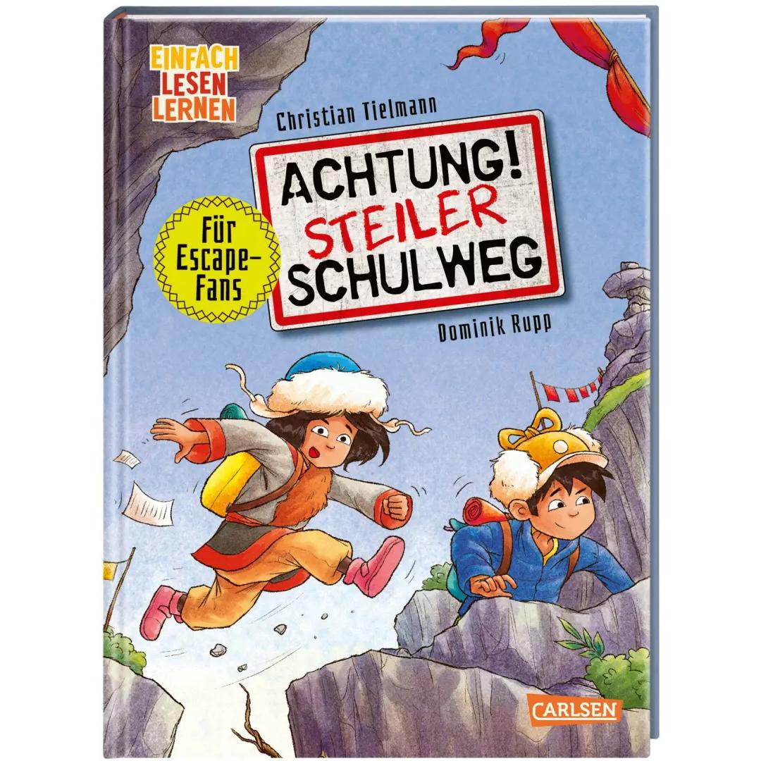 Achtung!: Steiler Schulweg, Kinderbücher von Christian Tielmann, Dominik Rupp