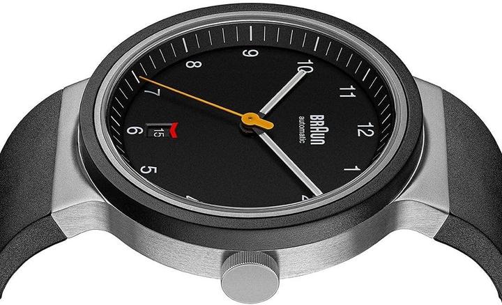 Image du produit Braun Automatique trois aiguilles avec date, verre saphir résistant, résistant à l'eau (Montre analogique, 40 mm)