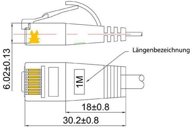 Productafbeelding Lightwin Netwerkkabel (UTP, CAT6, 1 m)