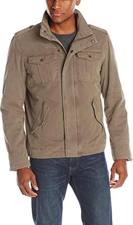 Actual product image Levis Washed Hooded Military Jacket (M)