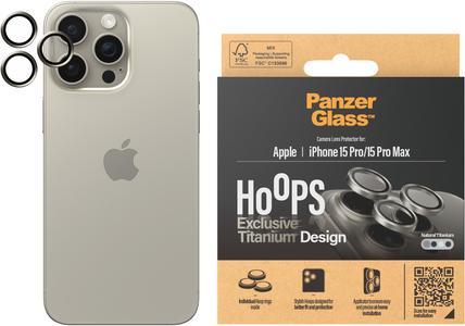 Produktbild PanzerGlass Hoops Camera Lens Protector (1 Stück, Apple iPhone 15 Pro, Apple iPhone 15 Pro Max)