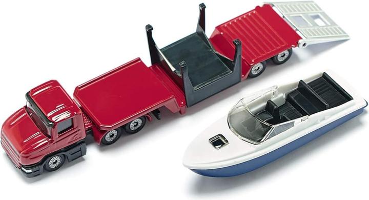 Image du produit Siku Chargeuse surbaissée avec bateau