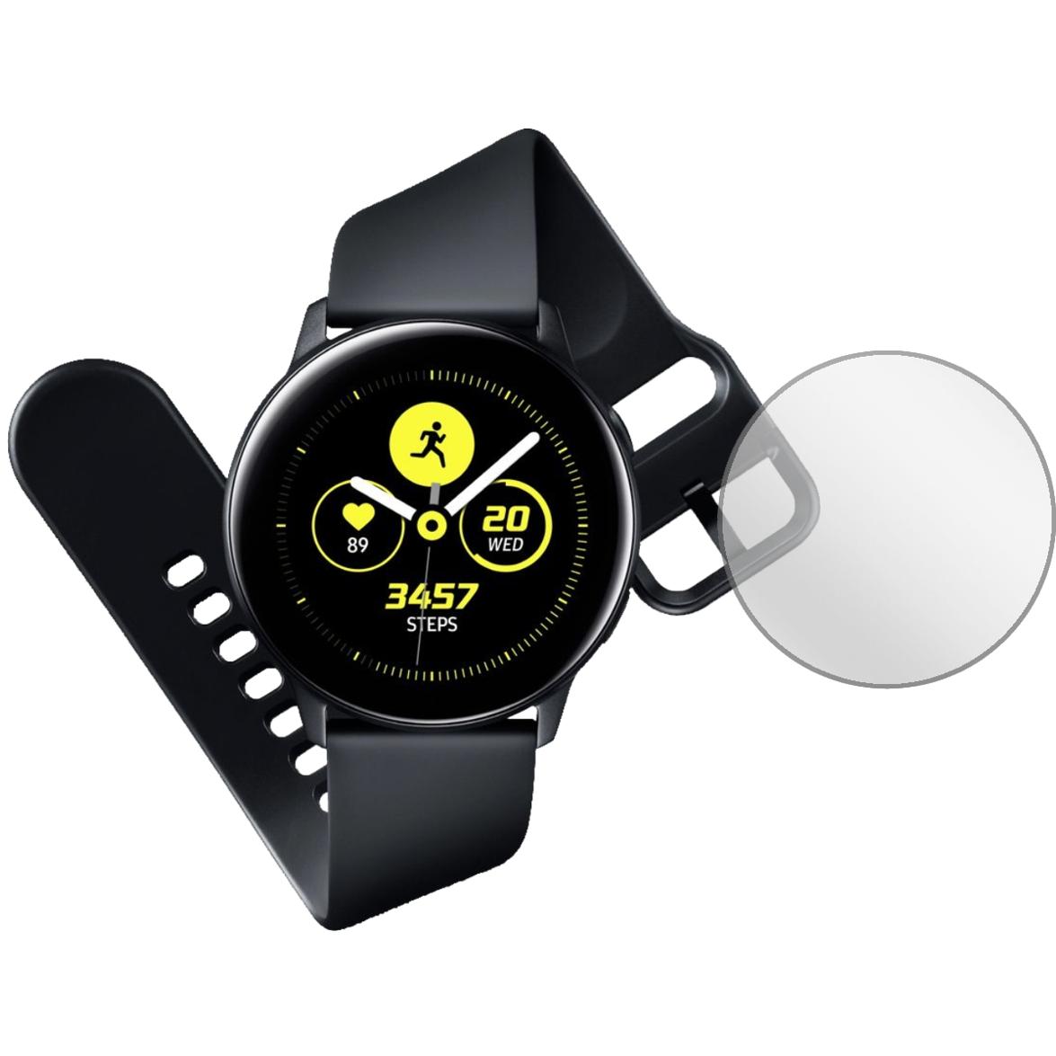 Dipos Displayschutzfolie Crystalclear, Smartwatch Schutzfolie, Transparent