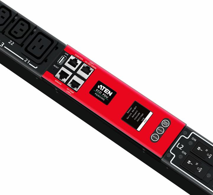 Produktbild Aten 30-Outlet 0U 3-Phase Intelligent PDU with Cas