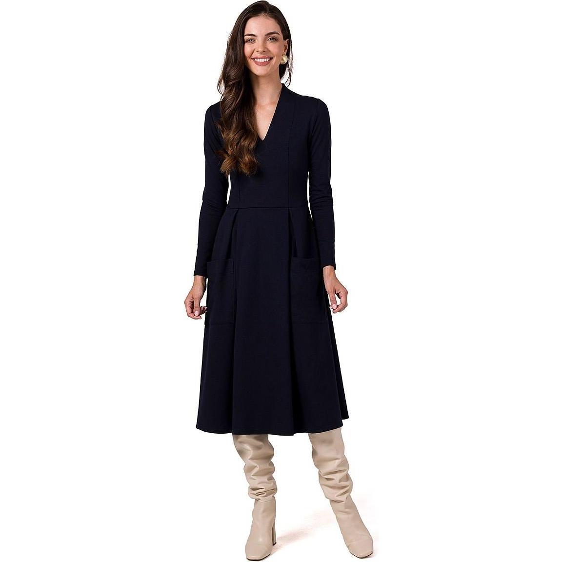 Be Wear, Damen, Kleider, Alltagskleid, Blau, (L)