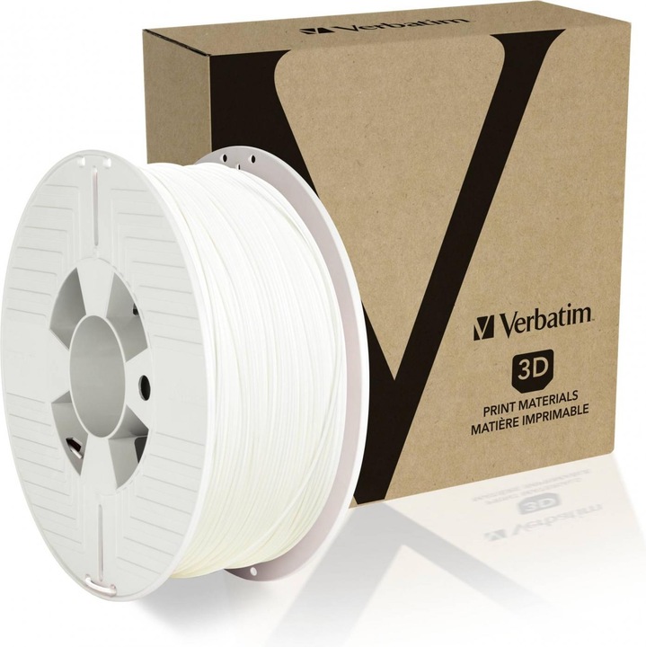 Actual product image Verbatim Filament (PLA, 1.75 mm, 1000 g, White)