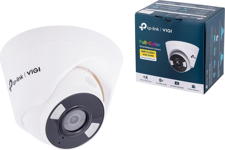 Produktbild TP-Link VIGI C440(2.8MM) - Revolverkamera, 4MP, 2.8mm, Voll-Farbe (2560 x 1440 Pixels)