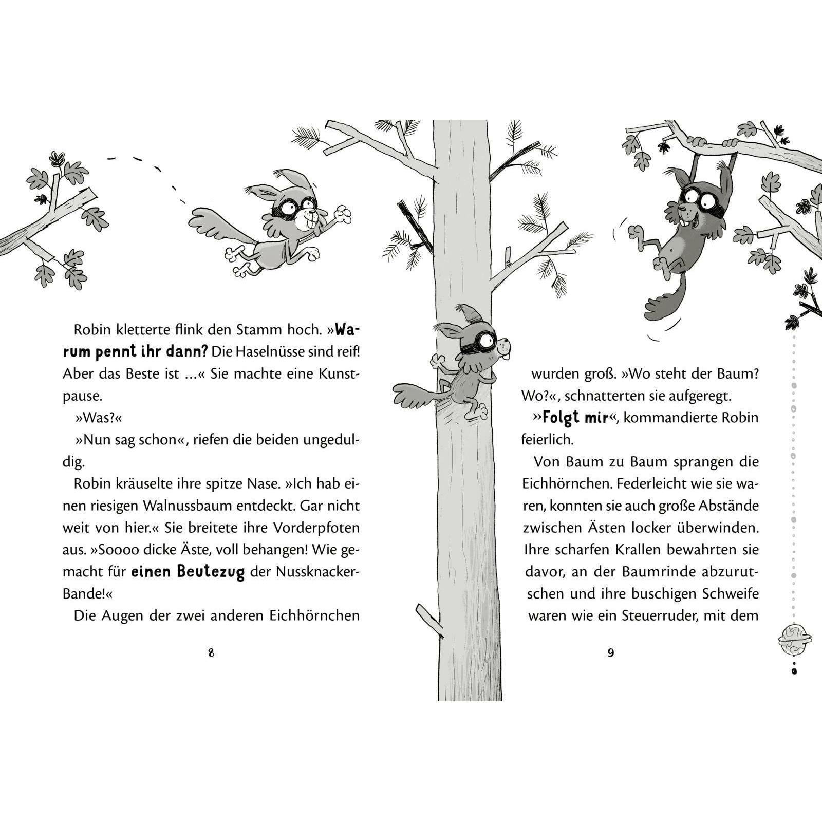 Thumbnail - Nussknacker-Bande 2: Verpeilt und zugemäht!, Kinderbücher von Heike Eva Schmidt
