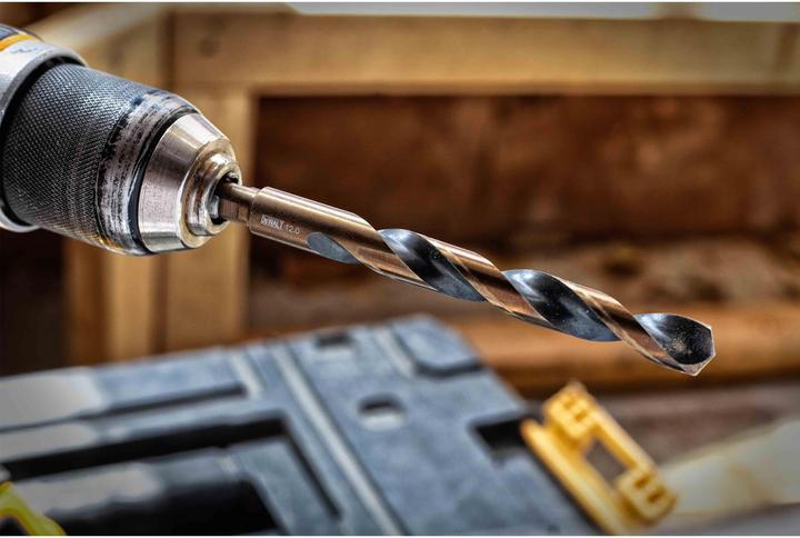 Actual product image DeWalt HSS twist drill bit set 1mm 8mm, 14 pieces, for different materials (1, 2)