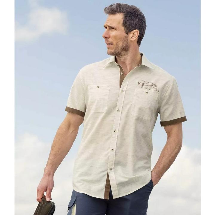 Immagine prodotto Atlas For Men Camicia Sahara in look screziato (XXL)