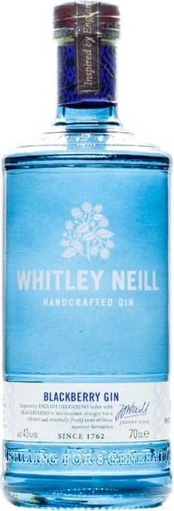 Image du produit Whitley Neill Blackberry (mûre) Dry Gin (1 x 70 cl)