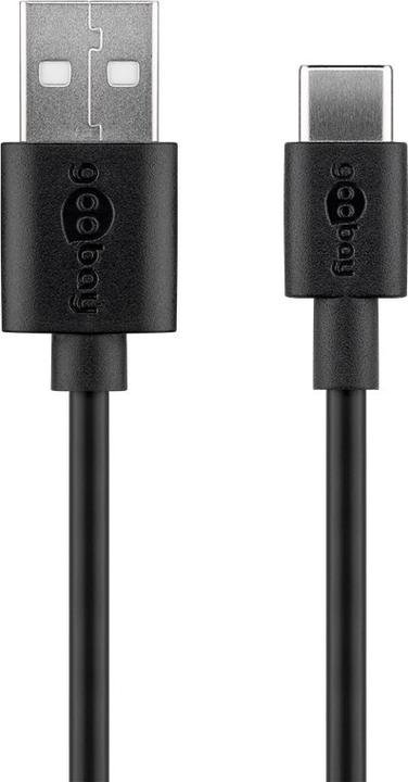 Image du produit Goobay Chargeur double USB A avec Câble USB-C (12 W, 2 ports)