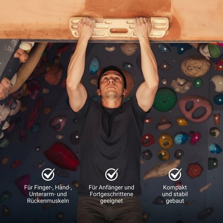 Produktbild Hermex Hangboard Kletterbrett Fingerboard Kletterzubehör Trainingsboard