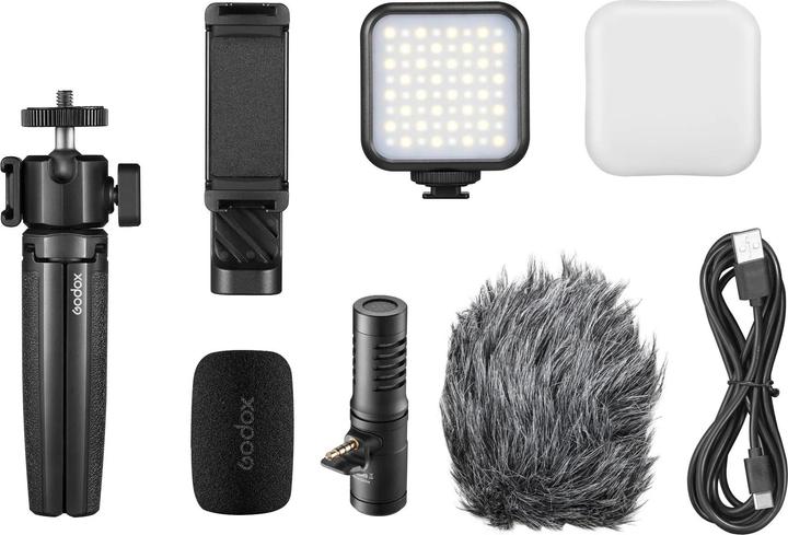 Actual product image Godox Vlogging Kit VK2-AX Mit 3.5 mm Anschluss