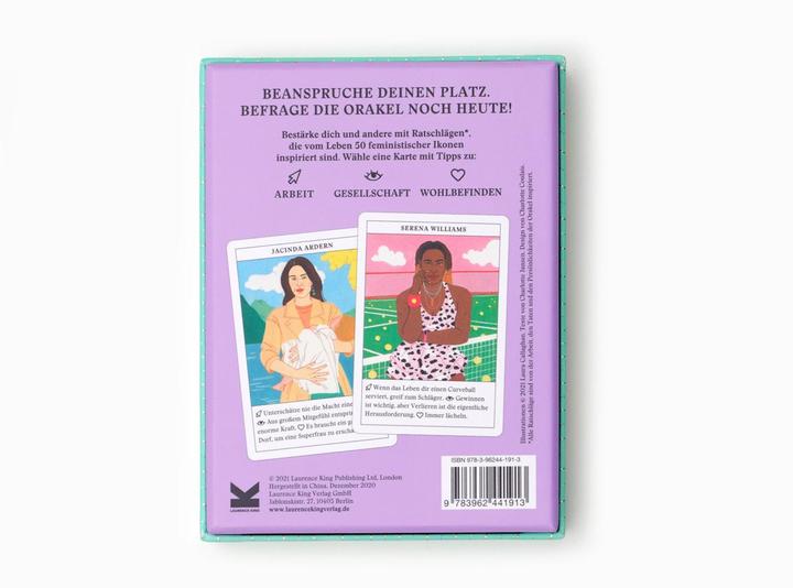 Produktbild 441913 - Feministinnen-Orakel - Kartenspiel, 1 Spieler, ab 14 Jahren (DE-Ausgabe) (Deutsch, 1 Spieler)