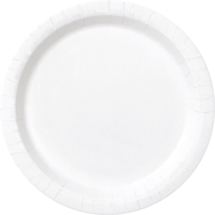 Actual product image Amscan White plates (1x)